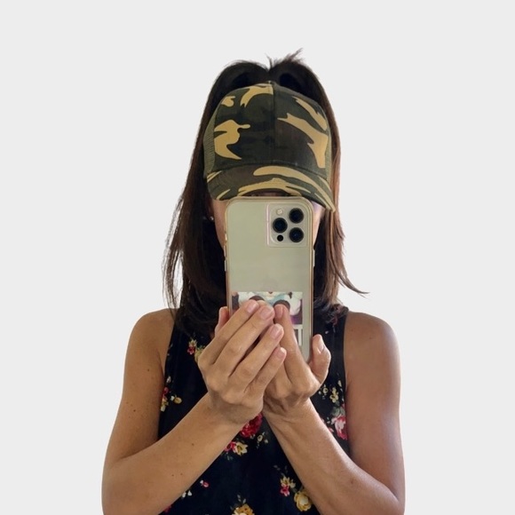 Ponytail Baseball Cap (Camouflage) - Picture 4 of 11
